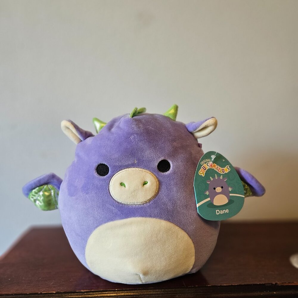 Squishmallows Dane The Purple Dragon! Squishdate:  3/11/2020